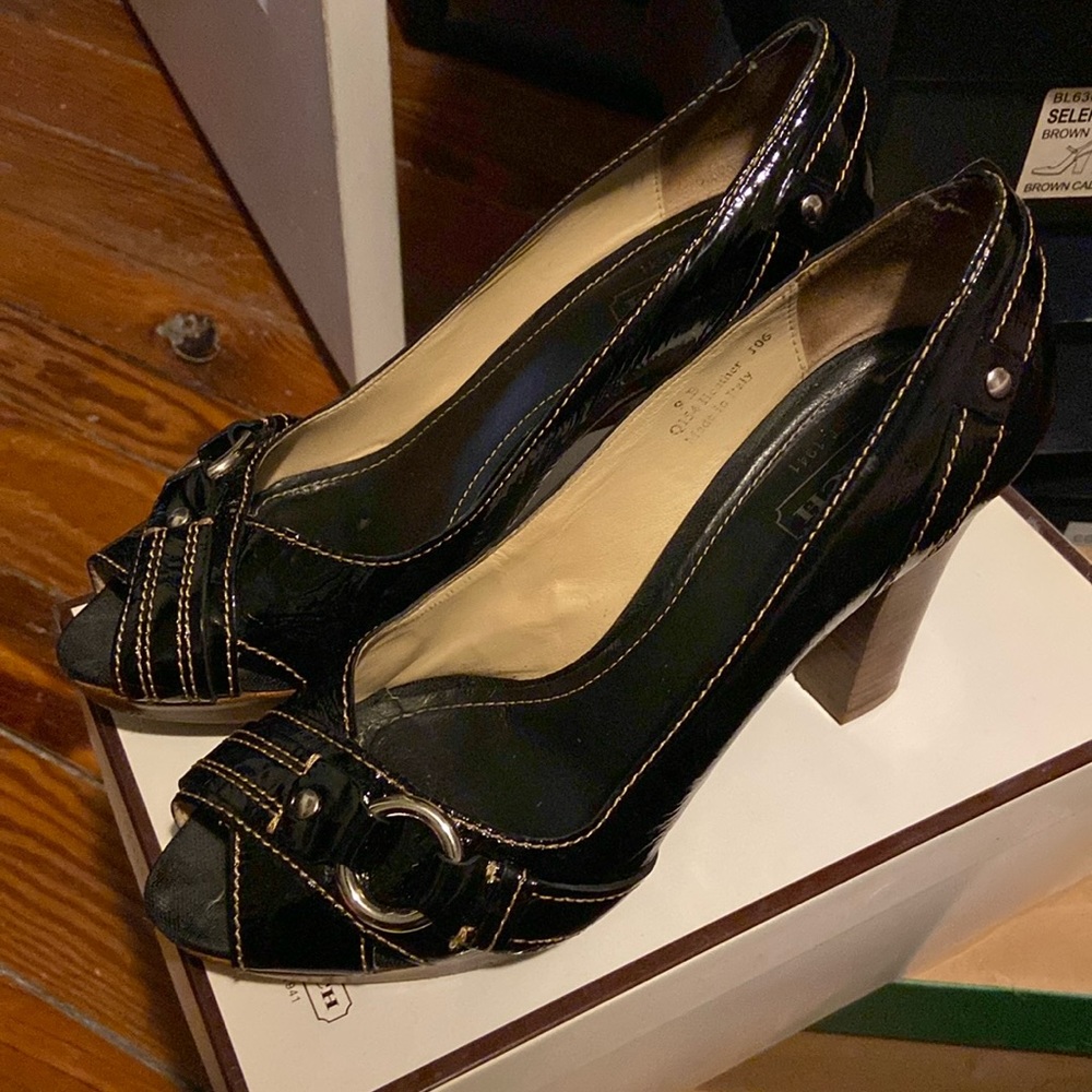 Coach Open Toed Heels 9M